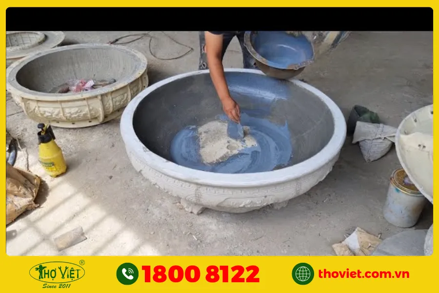 Hướng dẫn tự làm chậu xi măng mini tại nhà cực đơn giản