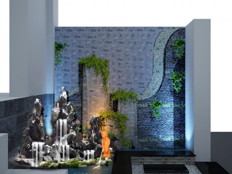 20+ Mẫu Tiểu Cảnh Thác Nước Mini Trong Nhà Đẹp